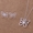 Продам серебряный набор Серьги + Ожерелье - Бабочка. #1573378