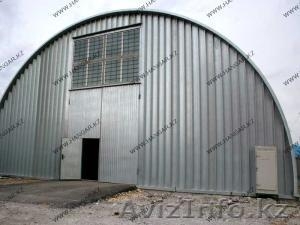 Предлагаются бескаркасные ангары арочного типа #1750