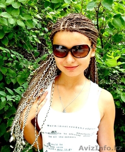 Африканские,  французские косички,  прически с косичками на дому!!! #55024