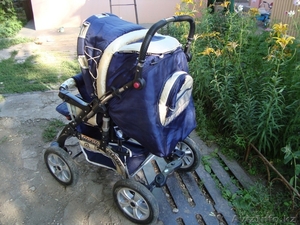 Продаю коляску, кроватку, качельку. #57237