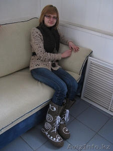 Дизайн детских и взрослых валенок  #55232