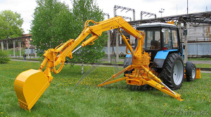 Трактор Мтз Экскаватор с грейферным погрузчиком «ПЭ-Ф-1БМ» #70709