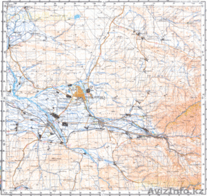 Продаём топографическую карту АО #71267