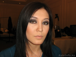 свадебный макияж, коррекция бровей, наращивание ресниц-профессионально #77279