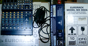 Микшерный пульт    Behringer MX 802A Eurorack #95307