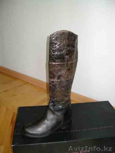 Сапоги осенние из натуральной кожи #93017