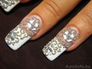 Наращивание,  дизайн ногтей,  меникюр,  педикюр. #109815