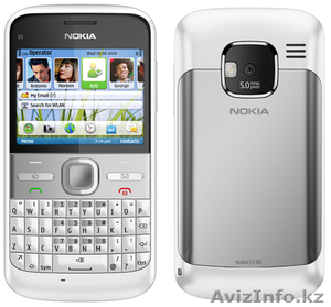 Продам Nokia E5 абсолютно Новый смартфон,  белого цвета. 5 мпик. В коробке,  ориг #107028