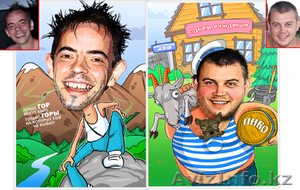 Шаржи на заказ по фото #118188