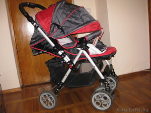 Продам коляску б/у Capella S-802 серо-красная,  Медеуский район (Ŧ 25 000) #128469