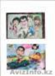 ШАРЖ.Художник профессионал пишет портреты #126843