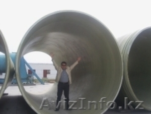 Трубы стеклопластиковые,  водоводы стеклополимерные,  трубопроводы GRE #128390