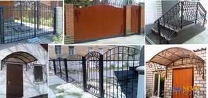 Ворота,  Решетки,  Навесы,  все из металла #145366