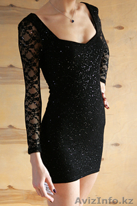 Чёрное соблазнительное платьице #153559