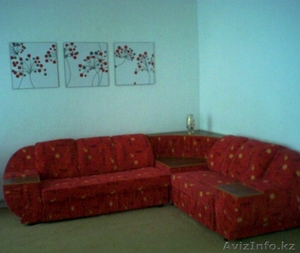 диван угловой красный #161598