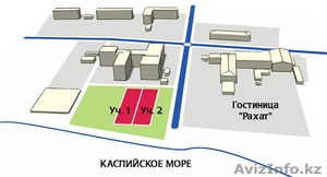 Продаются 2 земельных участка в г.Актау,  1 микрорайон,  прибрежная зона #186170