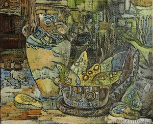 Картины казахстанских художников в Алматы в МФК