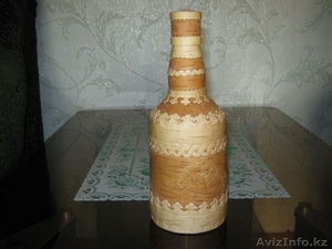 Бутылка из бересты. #217352