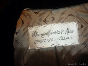 Норковая шуба коричневая длинная #242228