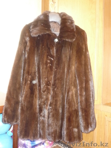 Новая норковая шуба, коричневого цвета  #242225