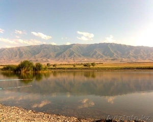 Прекрасный отдых на берегу озеро 