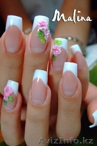 Наращивание ногтей акрилом на дому #288895