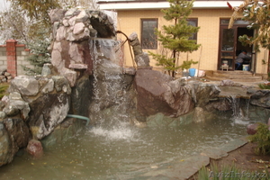 Водопад, пруд, ландшафтный дизайн #284802