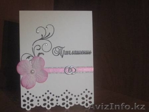 дизайнерские приглашения ручной работы #286583