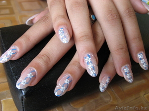 Наращивание ногтей 5.000 тг,  маникюр-1.000 #283838