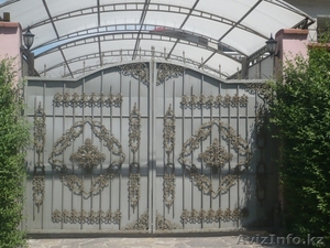 Изготовление и монтаж кованных и простых ворот #306256