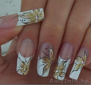 Наращивание ногтей (гель) по доступной цене #337565