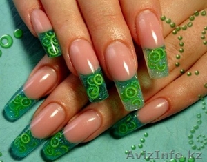 Качественное наращивание ногтей на типсы  #268252