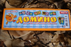 домино детское в футляре 28 фишек 4 наименования #370708