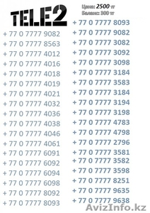 vip nomera Tele2 #421311