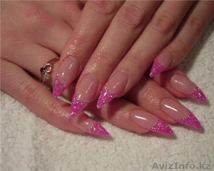 Наращивание ногтей в салоне. Выезд на дом. #414673