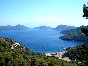 Земельный участок на Средиземном побережье Турции #437813