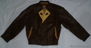 Куртка кожаная,  мужская #451715
