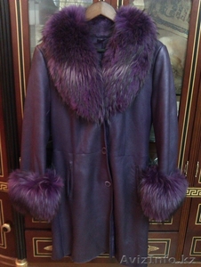 Продаю дубленку с воротником из чернобурки #453766