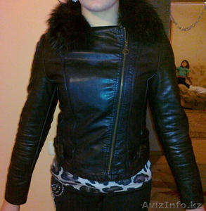 КОЖАНАЯ КУРТКА В ОТЛИЧНОМ СОСТОЯНИИ #494728