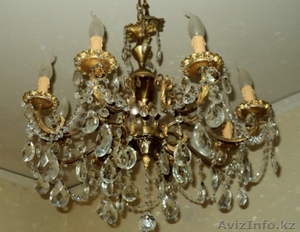 Хрустальная итальянская люстра начала ХХ века #493237