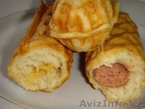 Magic Art Waffle! Фигурные вафли на палочке! Французский Хот-Дог! Хот Дог на пал #497185