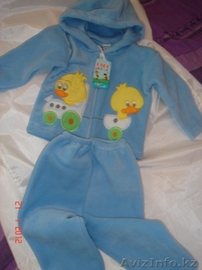 Флисовый синий костюм на 1, 5-2 года,  пр-во Турция #505848