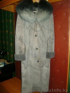 Дубленка женская,  светлая. Размер 46-48.  #514951