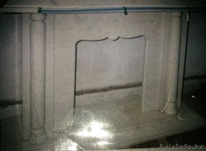 Камин мраморный белый #528476