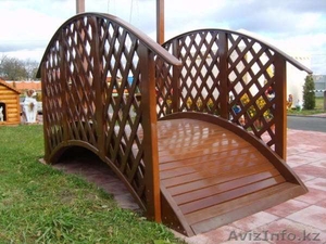 Беседки,  садовая мебель,  заборы (ангарская лиственница) из Омска #459895