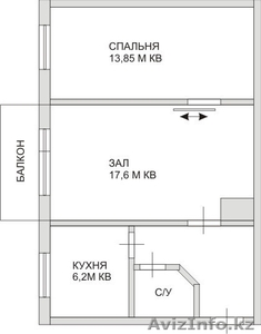 Квартира 2хкомн  #526387