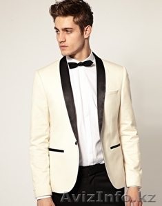 Стильный белый cмокинг пиджак Tux от ASOS  #633236