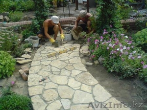 камень ПЛИТНЯК - натуральный камень,  разных размеров и цветов,  а также толщины.  #618991