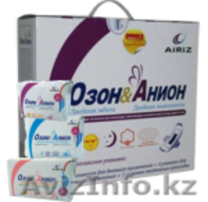 Гигиенические прокладки «ОЗОН и АНИОН» (в коробке 19 упак.) #615481