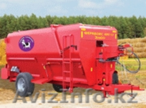 Кормосмеситель- раздатчик горизонтальный КРГ-15 #634046